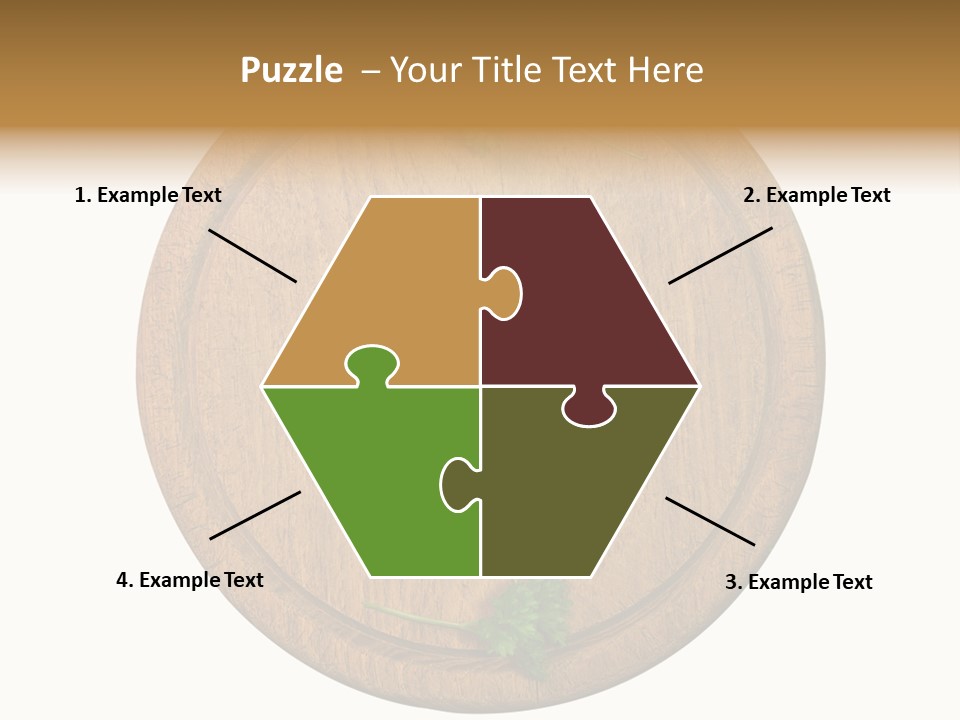 Herbs Assortment Wood PowerPoint Template