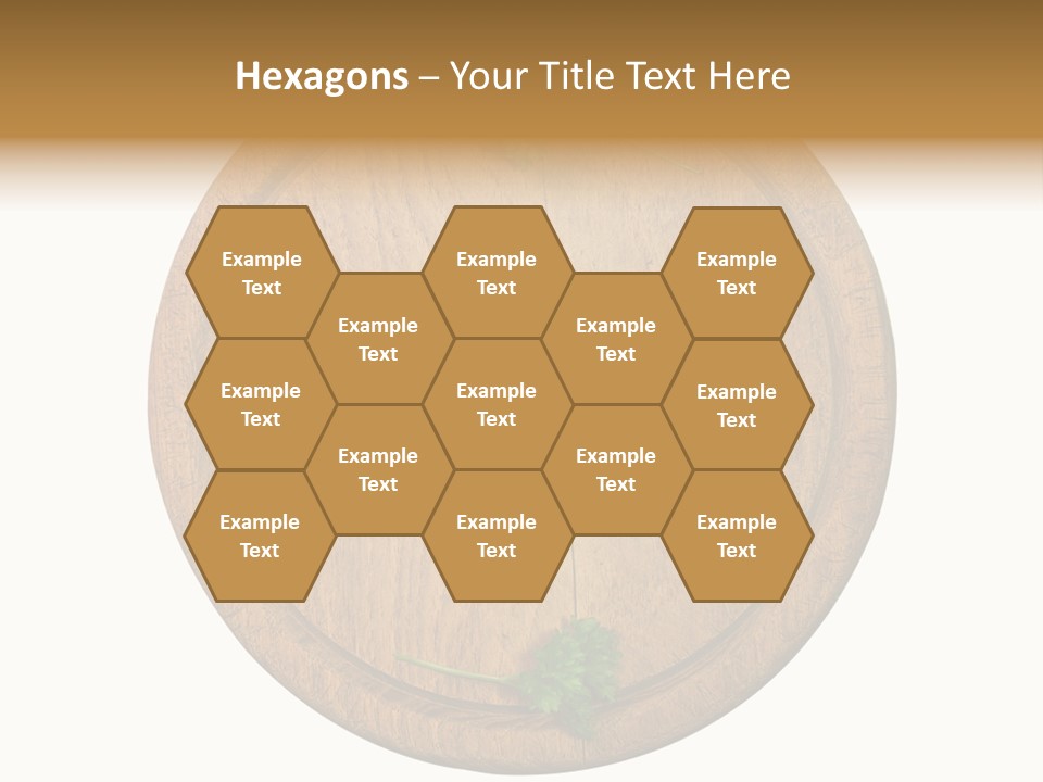 Herbs Assortment Wood PowerPoint Template