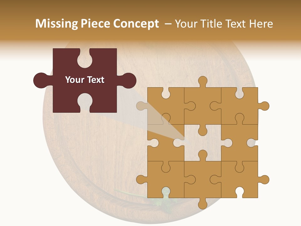 Herbs Assortment Wood PowerPoint Template