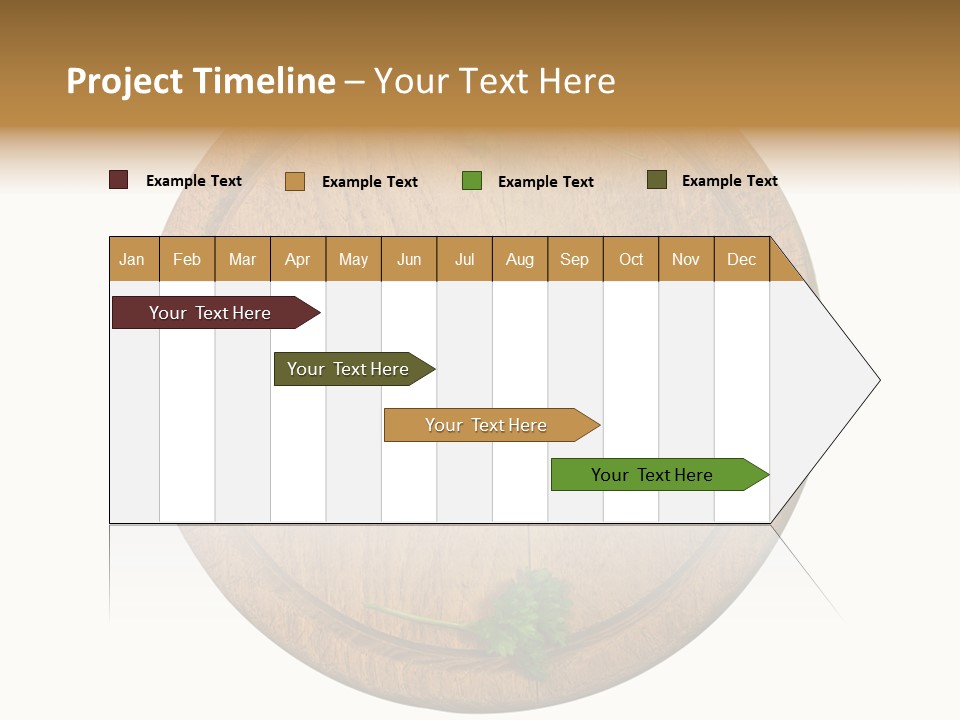 Herbs Assortment Wood PowerPoint Template
