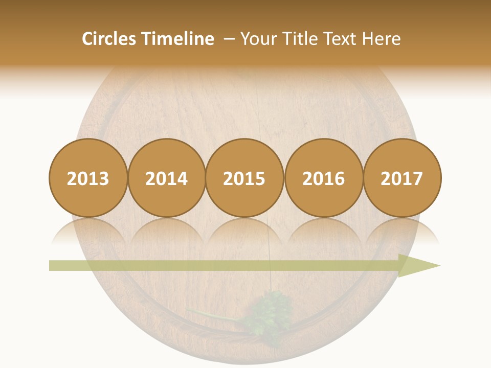 Herbs Assortment Wood PowerPoint Template