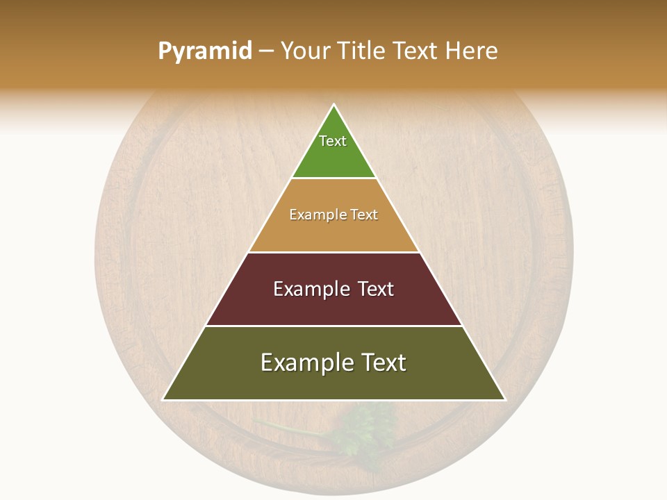 Herbs Assortment Wood PowerPoint Template