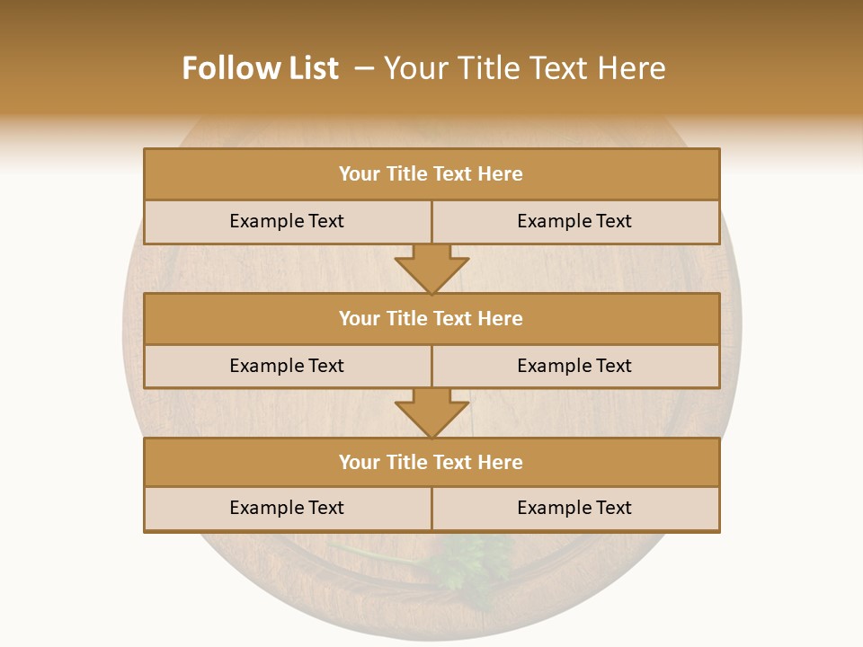 Herbs Assortment Wood PowerPoint Template