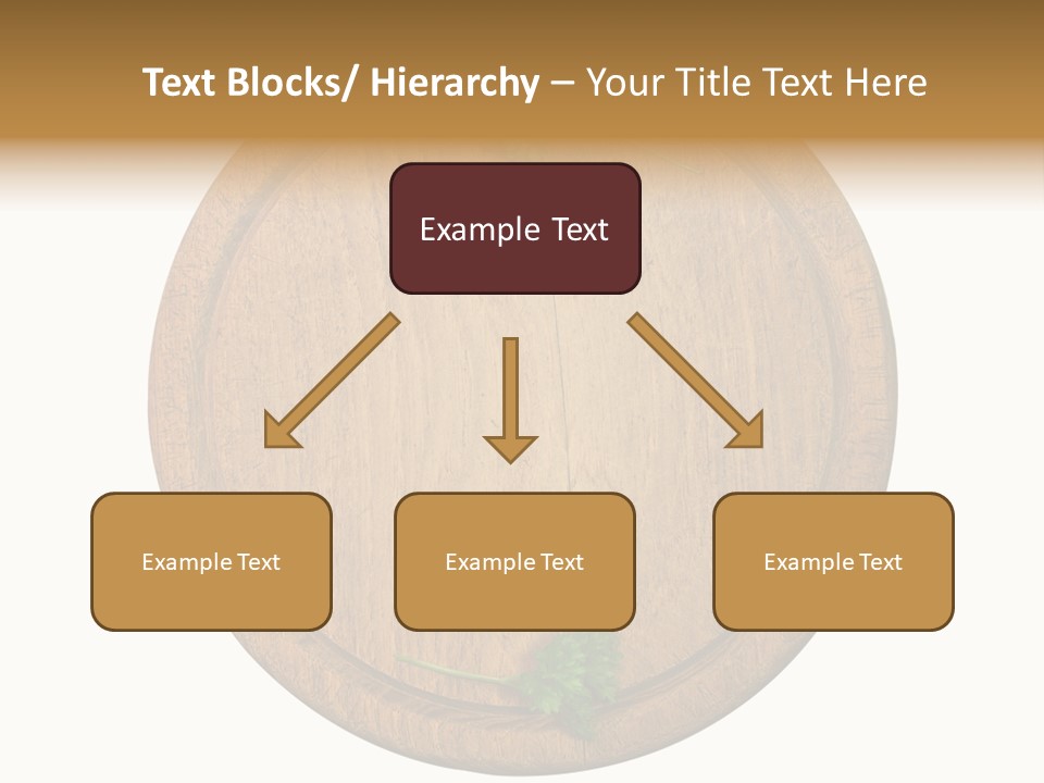 Herbs Assortment Wood PowerPoint Template