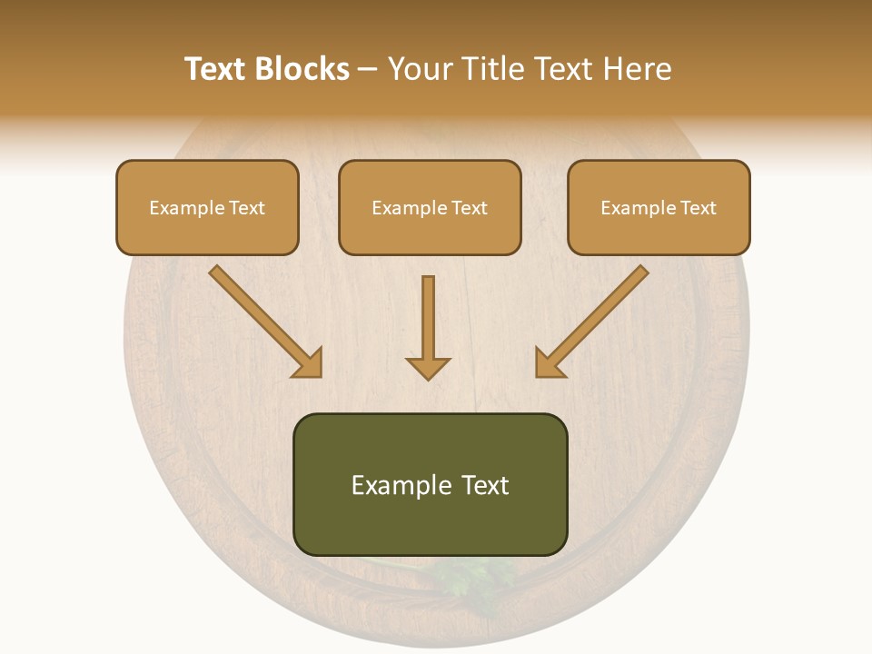 Herbs Assortment Wood PowerPoint Template