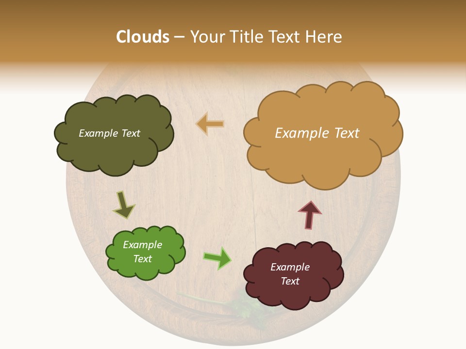 Herbs Assortment Wood PowerPoint Template