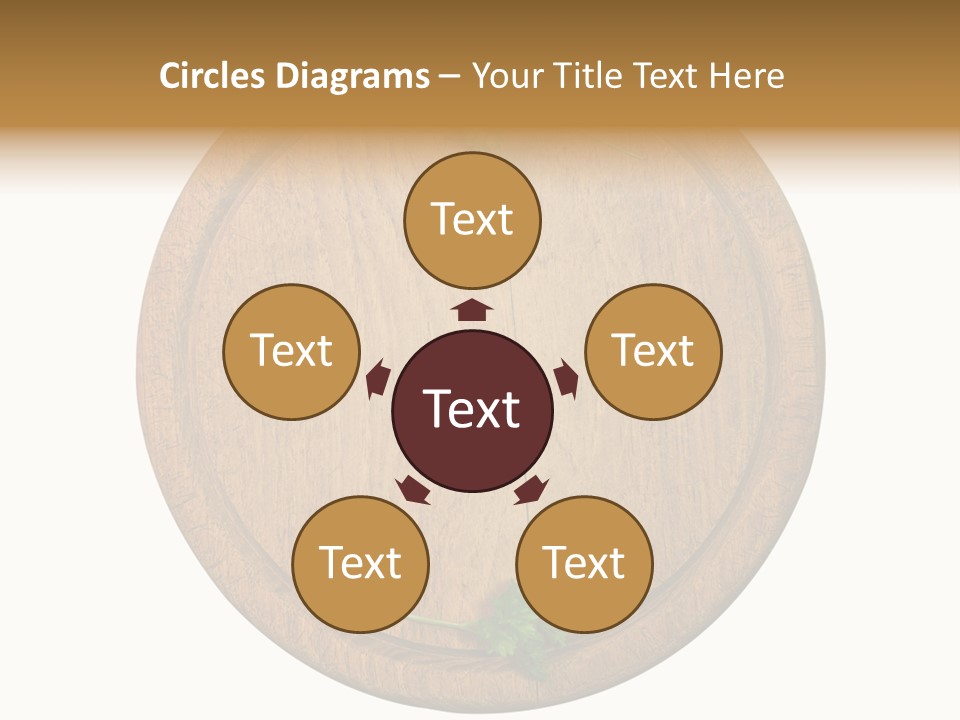 Herbs Assortment Wood PowerPoint Template