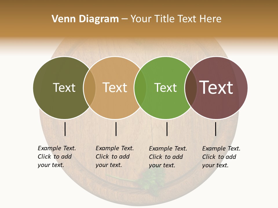 Herbs Assortment Wood PowerPoint Template