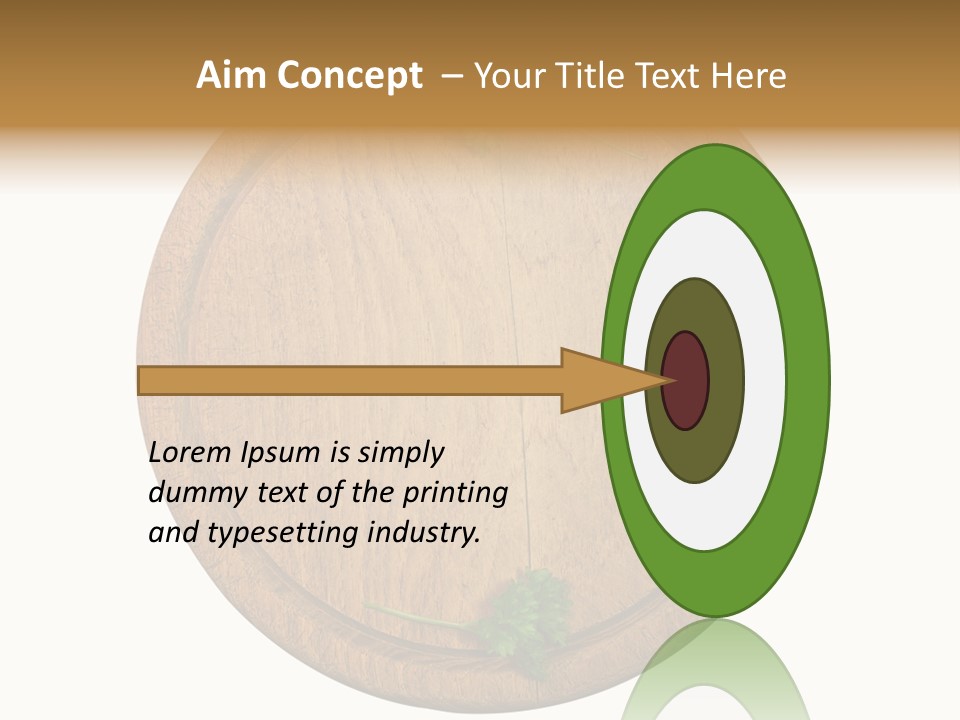 Herbs Assortment Wood PowerPoint Template