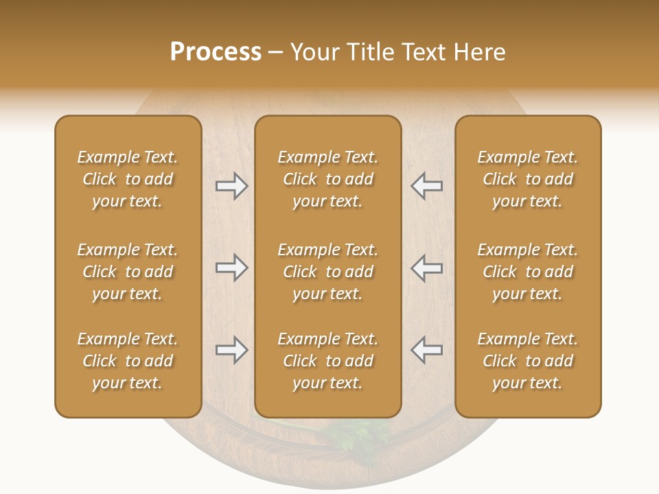 Herbs Assortment Wood PowerPoint Template