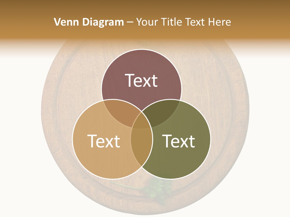 Herbs Assortment Wood PowerPoint Template