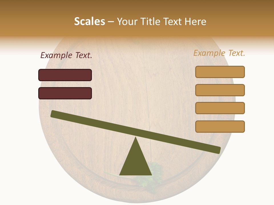 Herbs Assortment Wood PowerPoint Template