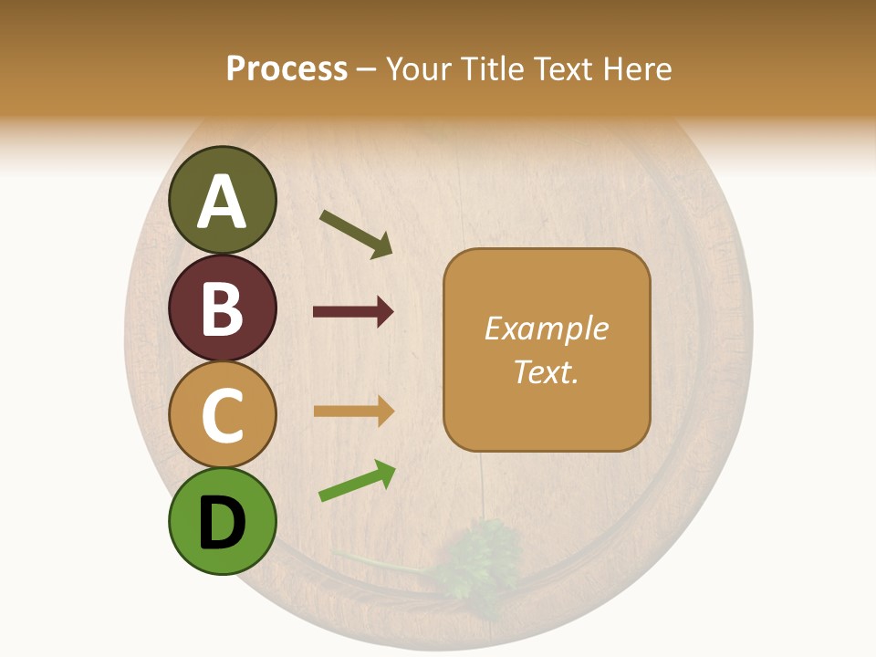Herbs Assortment Wood PowerPoint Template