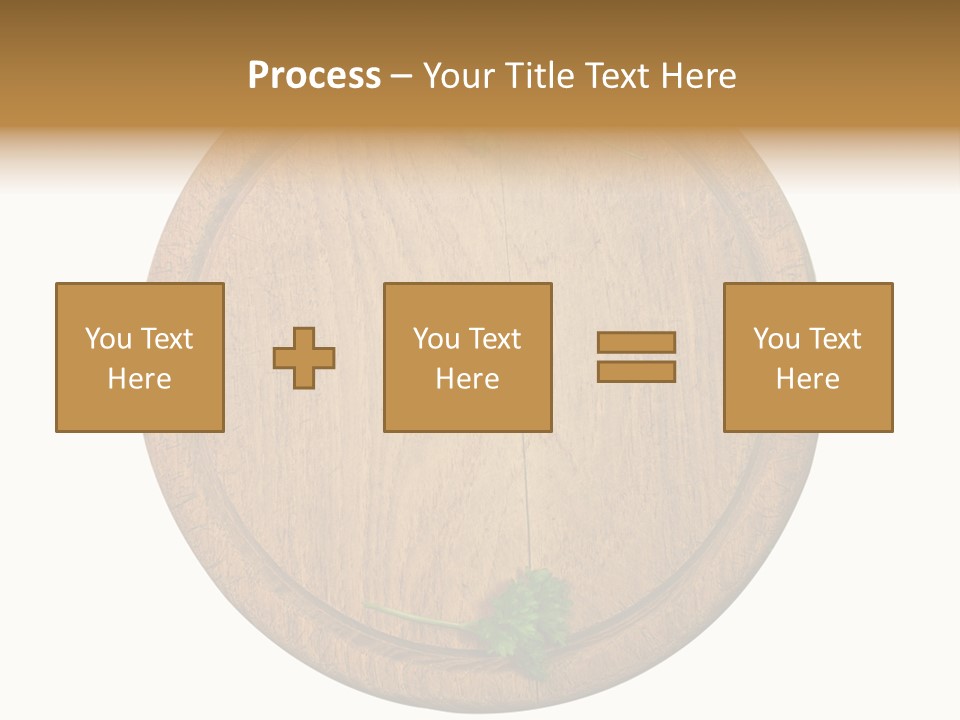 Herbs Assortment Wood PowerPoint Template