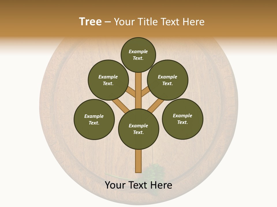 Herbs Assortment Wood PowerPoint Template