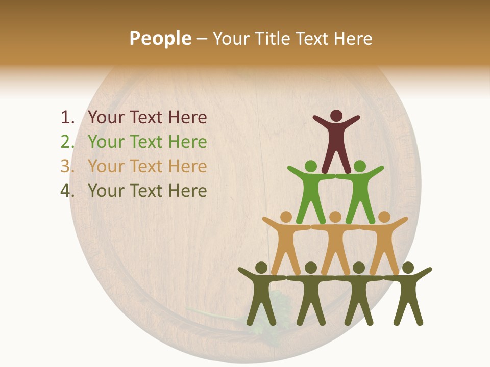 Herbs Assortment Wood PowerPoint Template