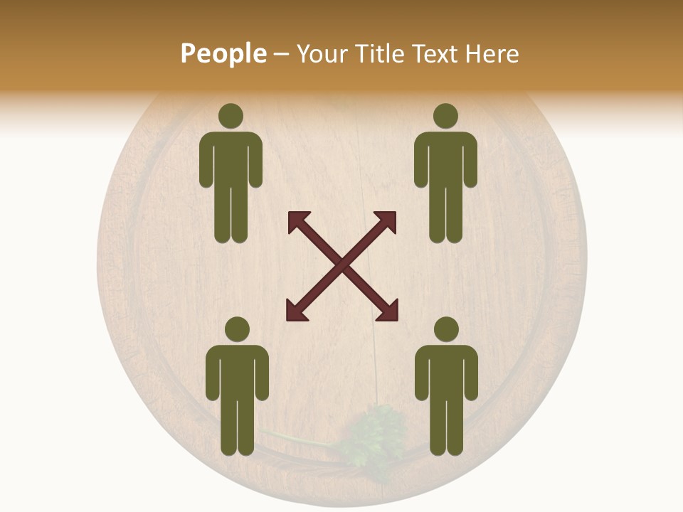 Herbs Assortment Wood PowerPoint Template