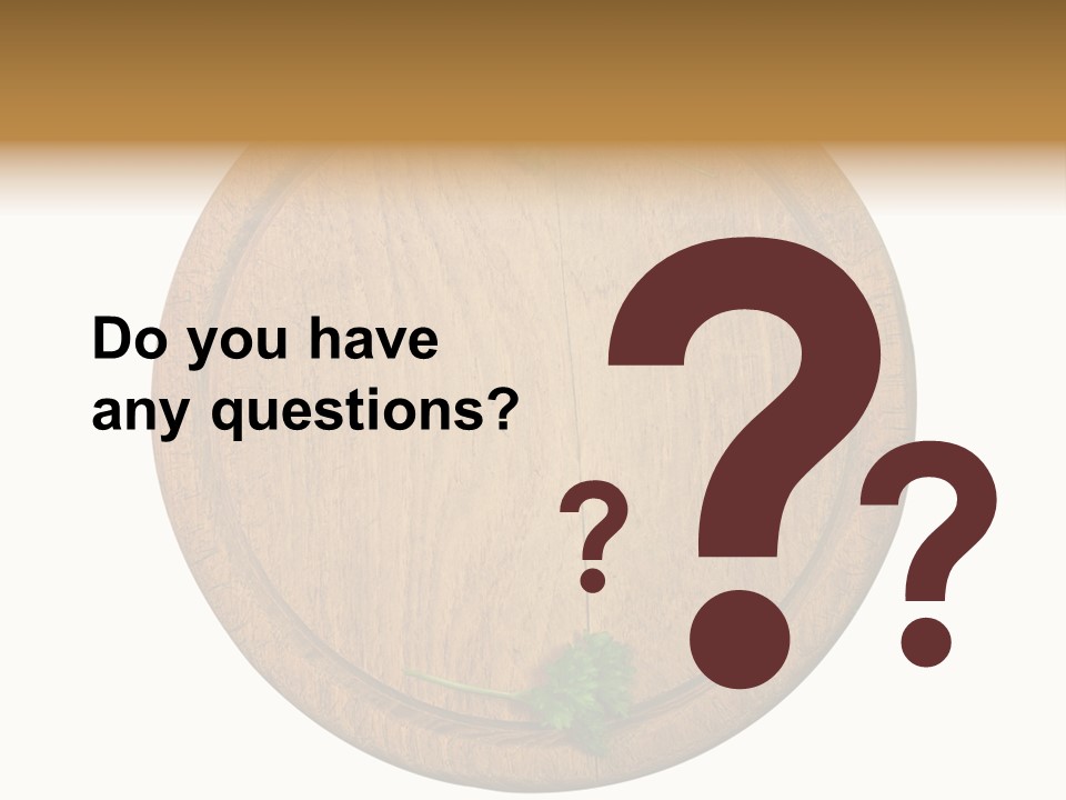 Herbs Assortment Wood PowerPoint Template