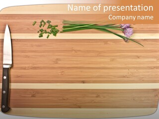 Herbs Hardwood Clean PowerPoint Template