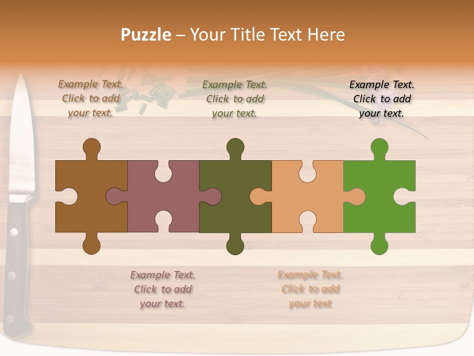 Herbs Hardwood Clean PowerPoint Template