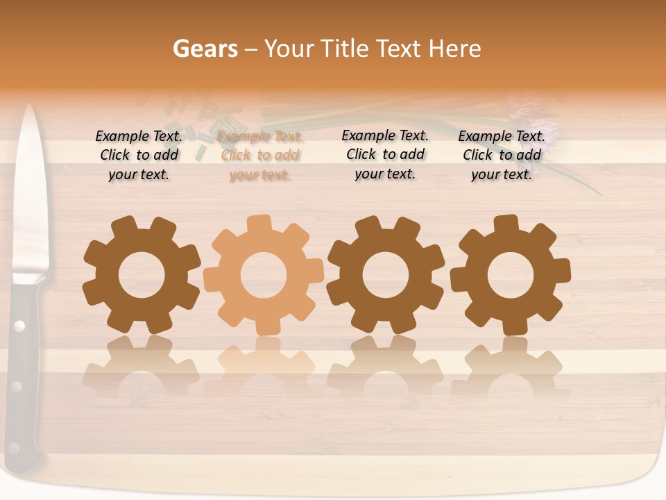 Herbs Hardwood Clean PowerPoint Template