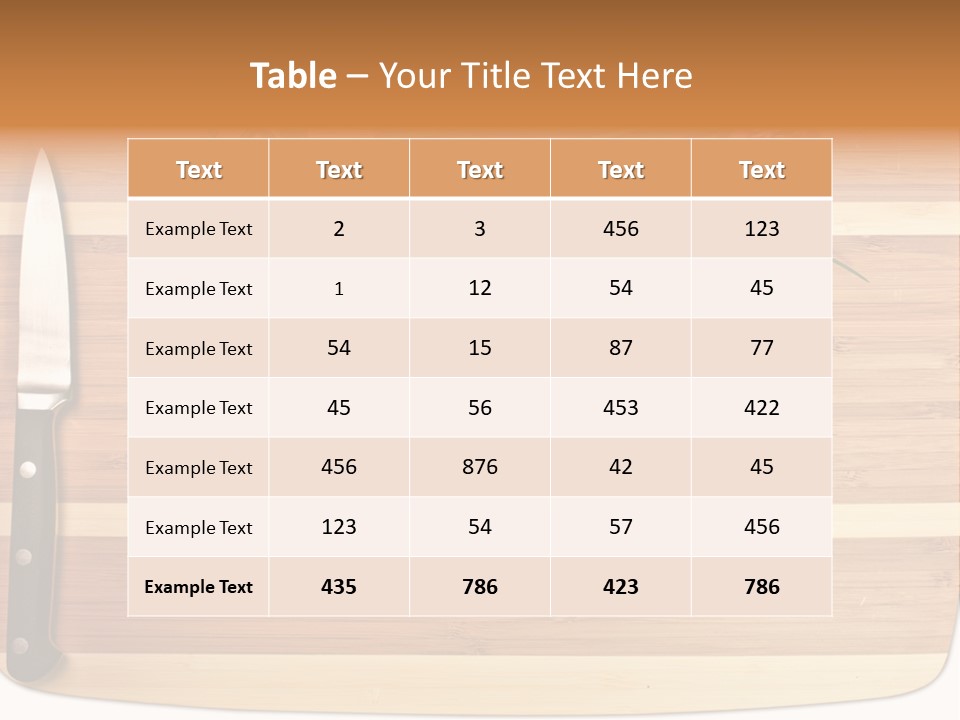 Herbs Hardwood Clean PowerPoint Template