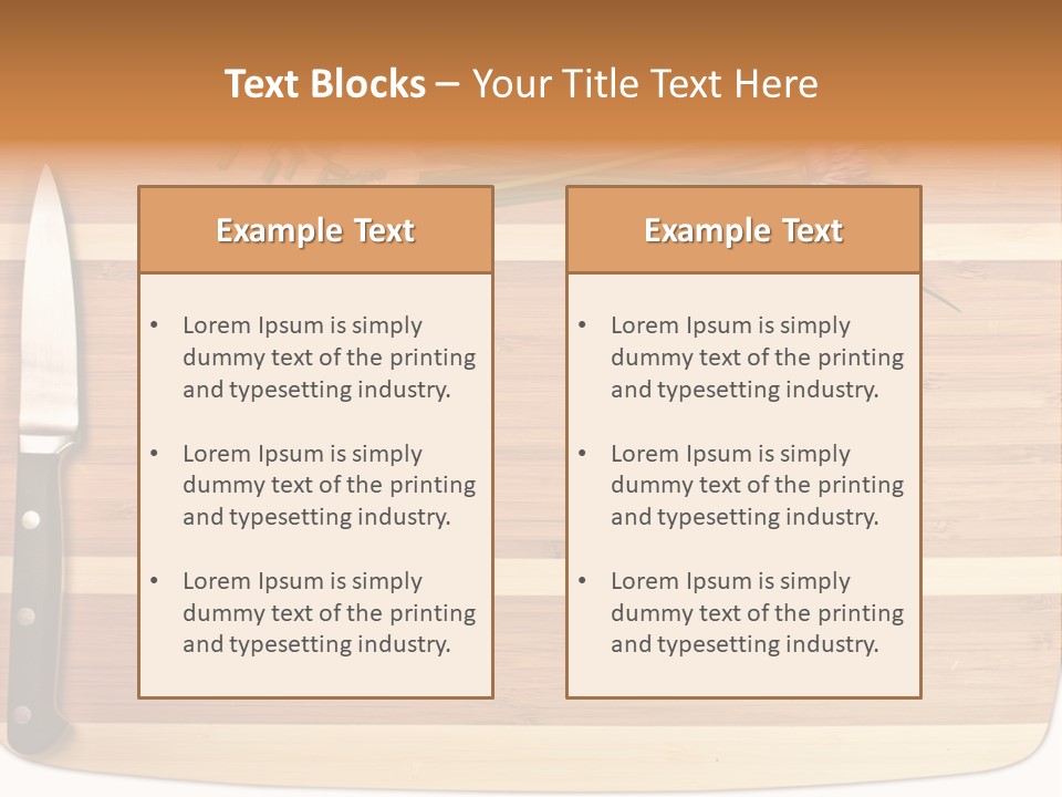 Herbs Hardwood Clean PowerPoint Template