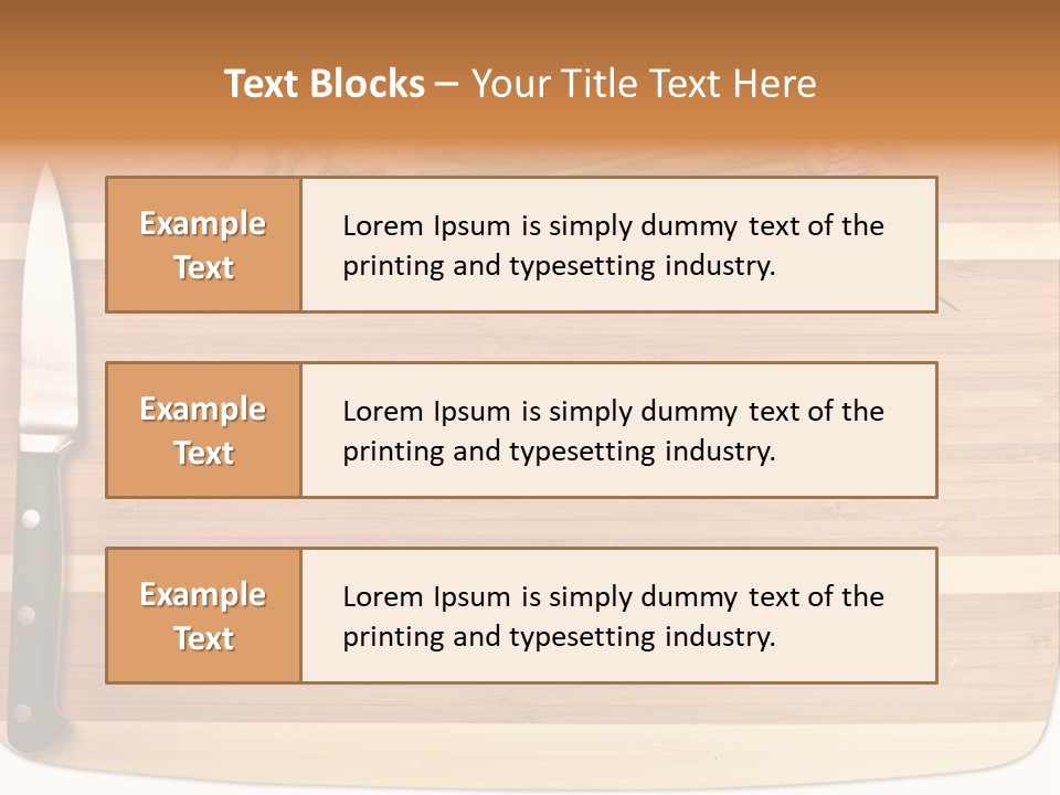 Herbs Hardwood Clean PowerPoint Template