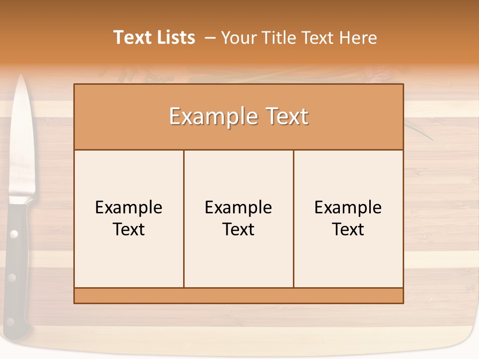 Herbs Hardwood Clean PowerPoint Template