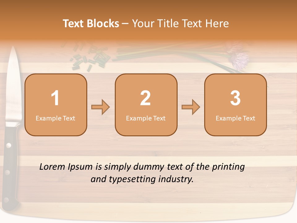 Herbs Hardwood Clean PowerPoint Template