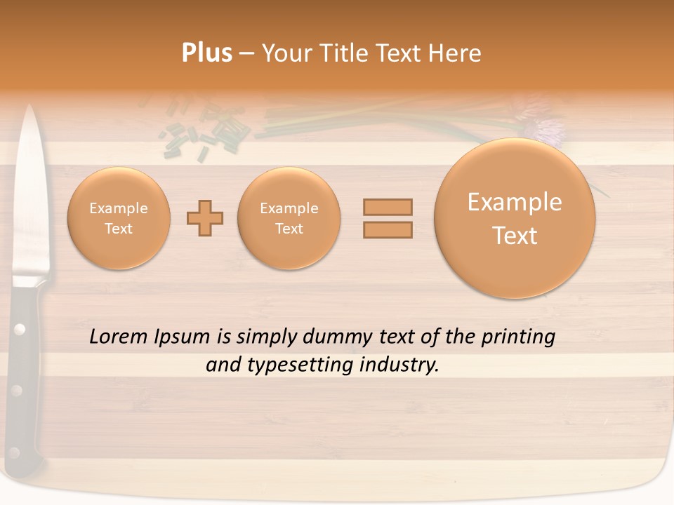 Herbs Hardwood Clean PowerPoint Template