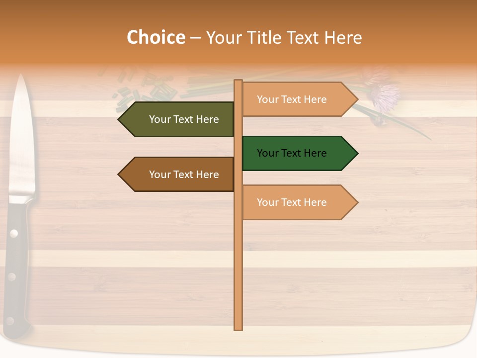 Herbs Hardwood Clean PowerPoint Template