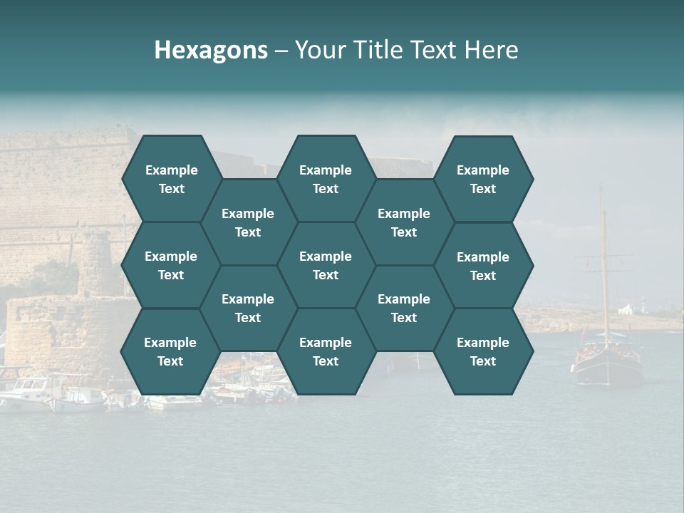 Isolated Knife Board PowerPoint Template