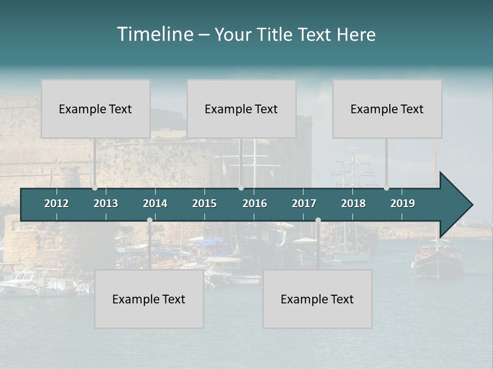 Isolated Knife Board PowerPoint Template