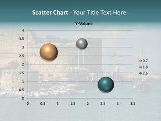 Isolated Knife Board PowerPoint Template