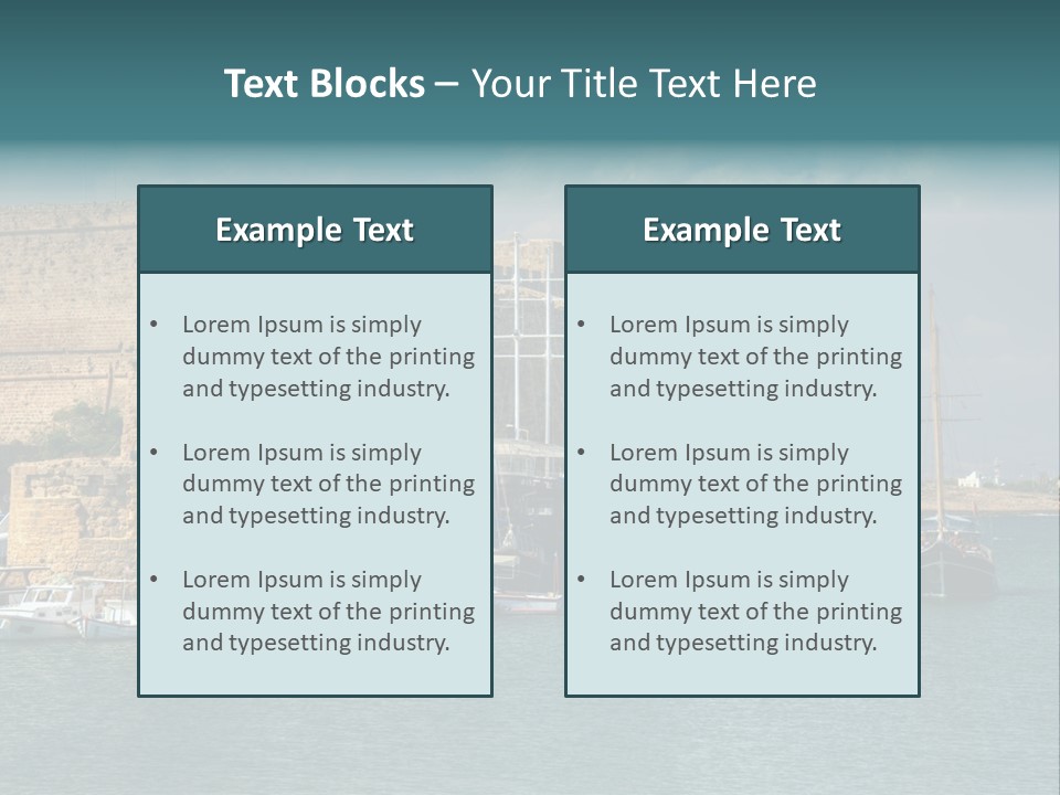 Isolated Knife Board PowerPoint Template