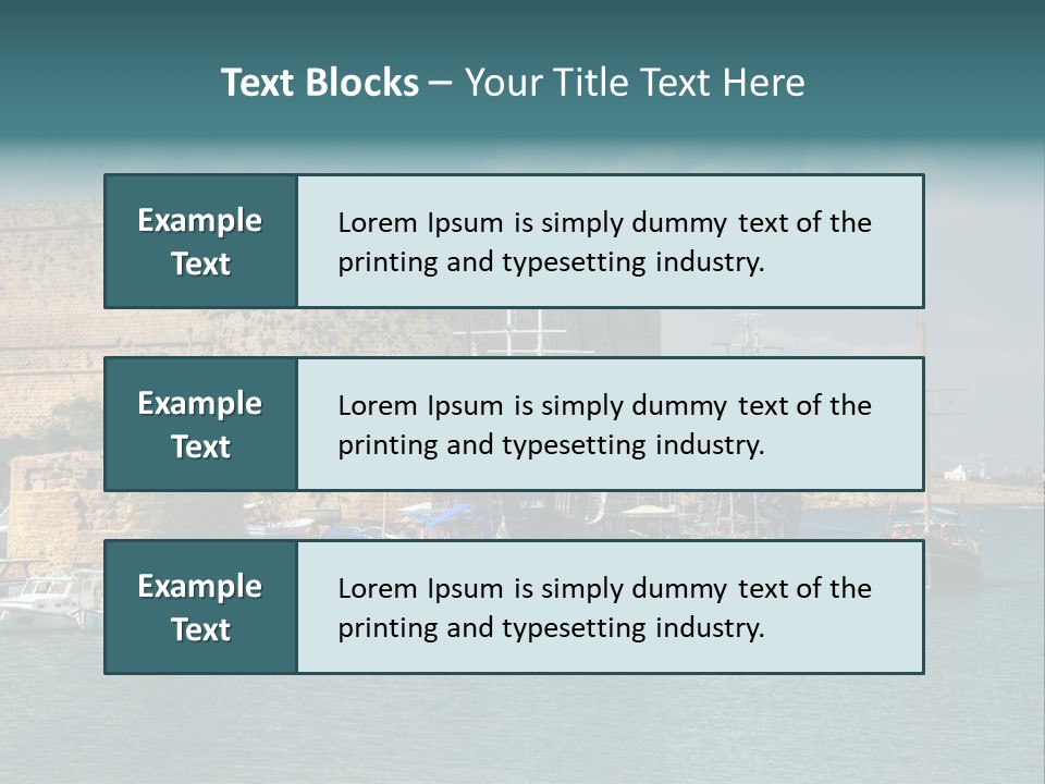 Isolated Knife Board PowerPoint Template
