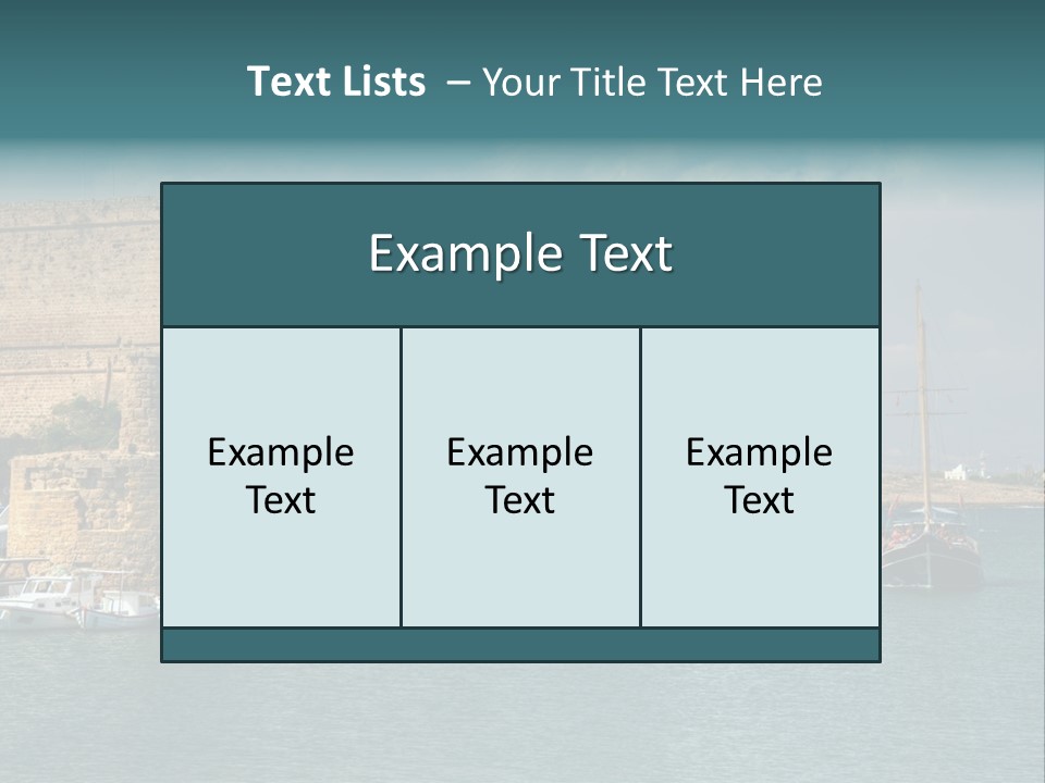 Isolated Knife Board PowerPoint Template