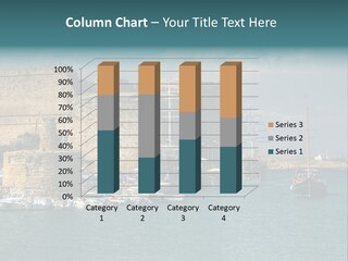 Isolated Knife Board PowerPoint Template