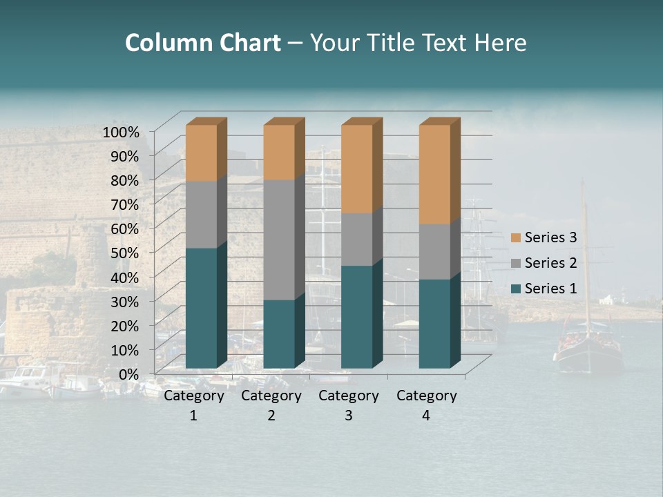 Isolated Knife Board PowerPoint Template