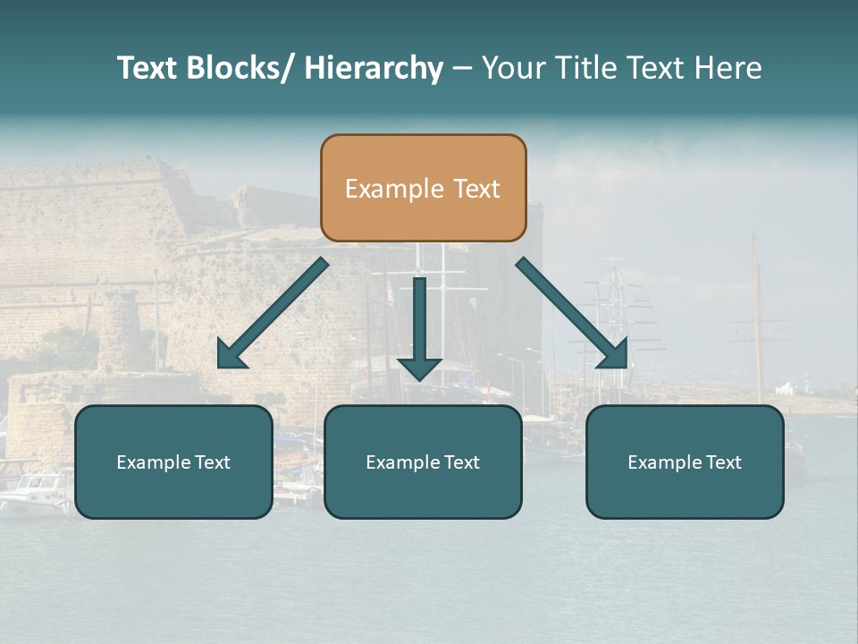 Isolated Knife Board PowerPoint Template