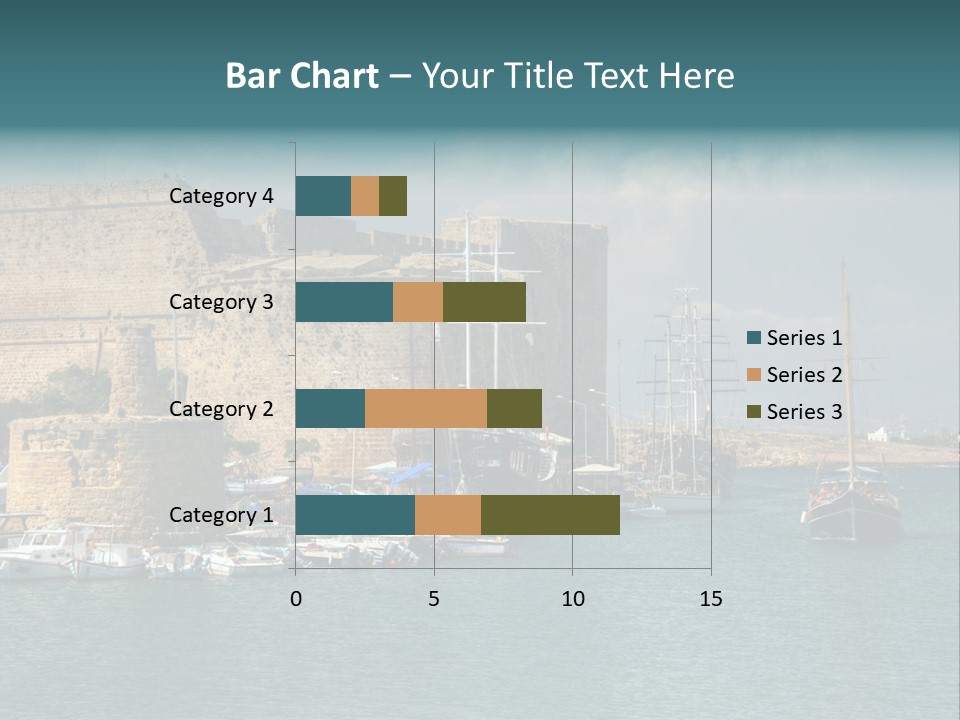 Isolated Knife Board PowerPoint Template