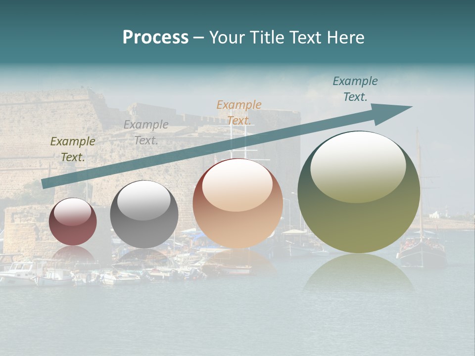 Isolated Knife Board PowerPoint Template