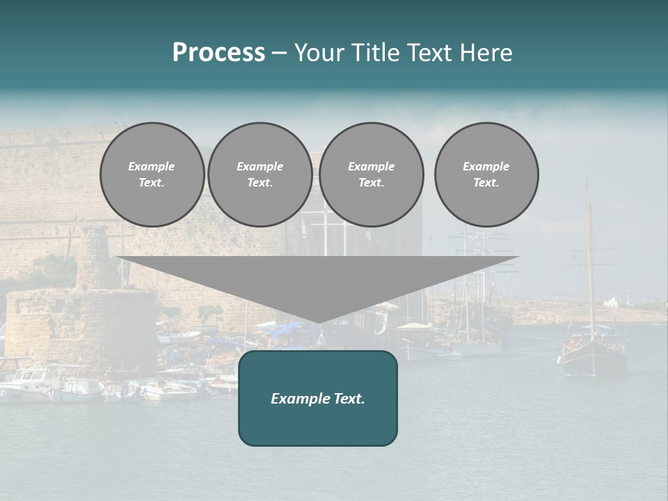 Isolated Knife Board PowerPoint Template