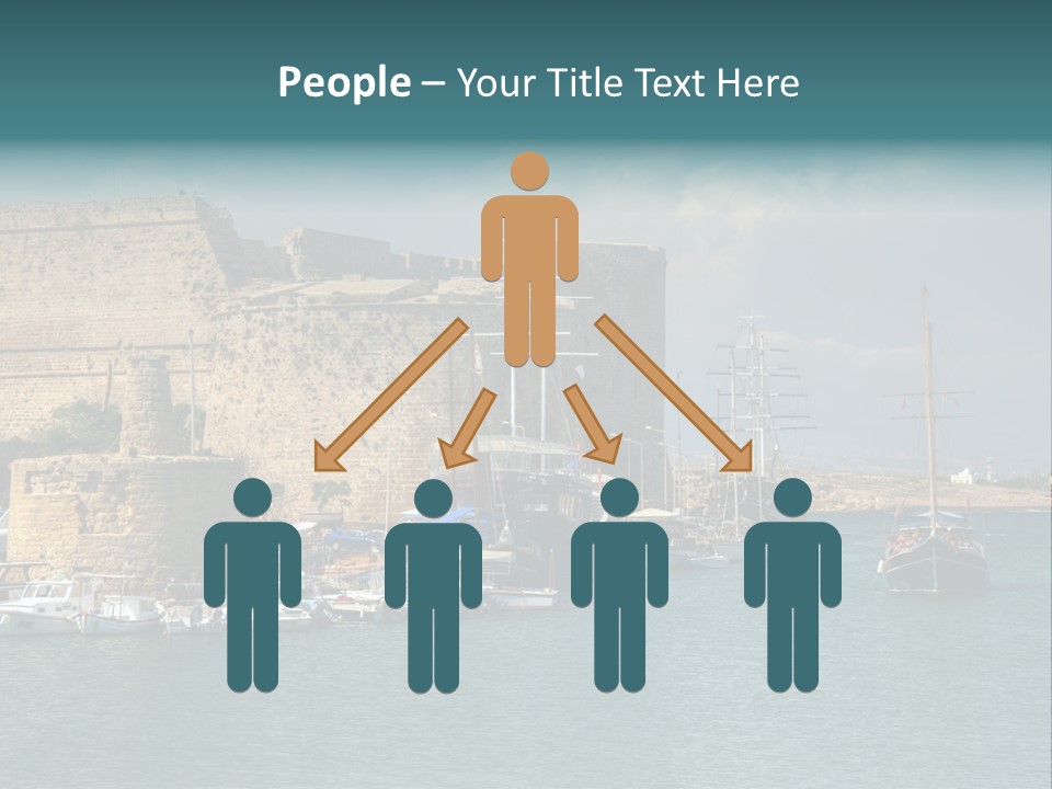 Isolated Knife Board PowerPoint Template