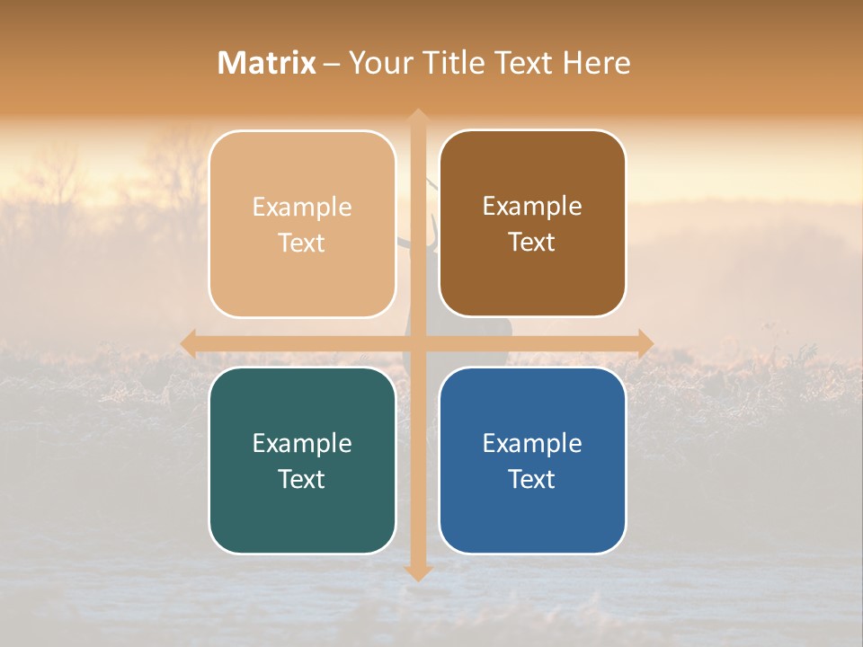 Purple Fog Moor PowerPoint Template