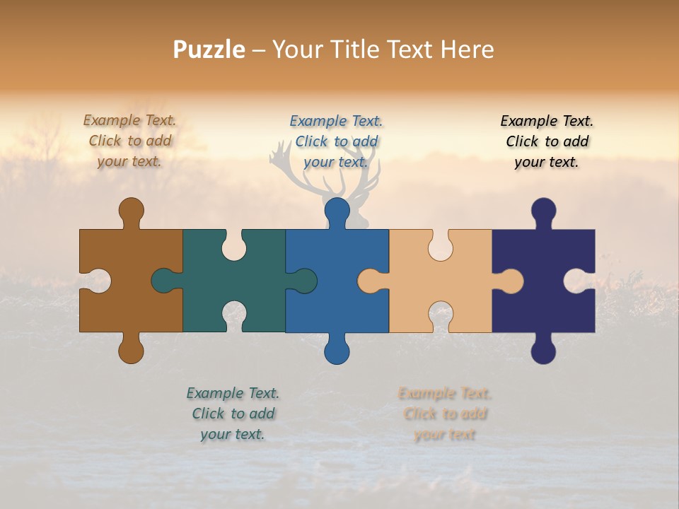 Purple Fog Moor PowerPoint Template