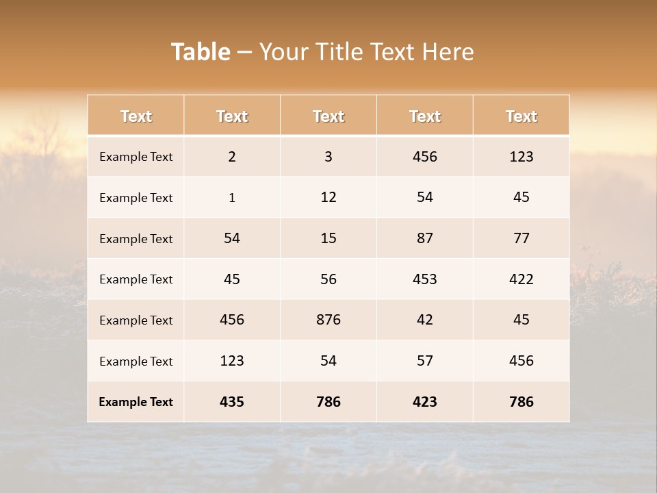 Purple Fog Moor PowerPoint Template