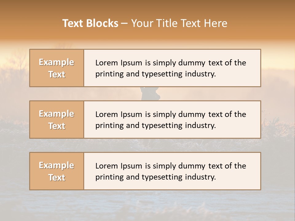 Purple Fog Moor PowerPoint Template