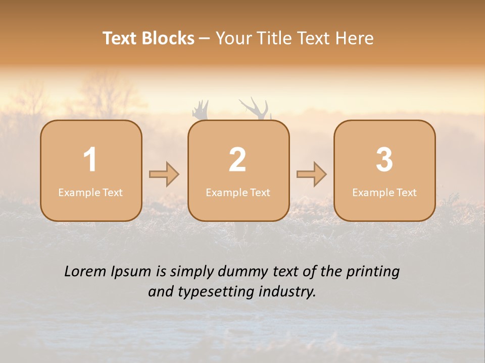 Purple Fog Moor PowerPoint Template